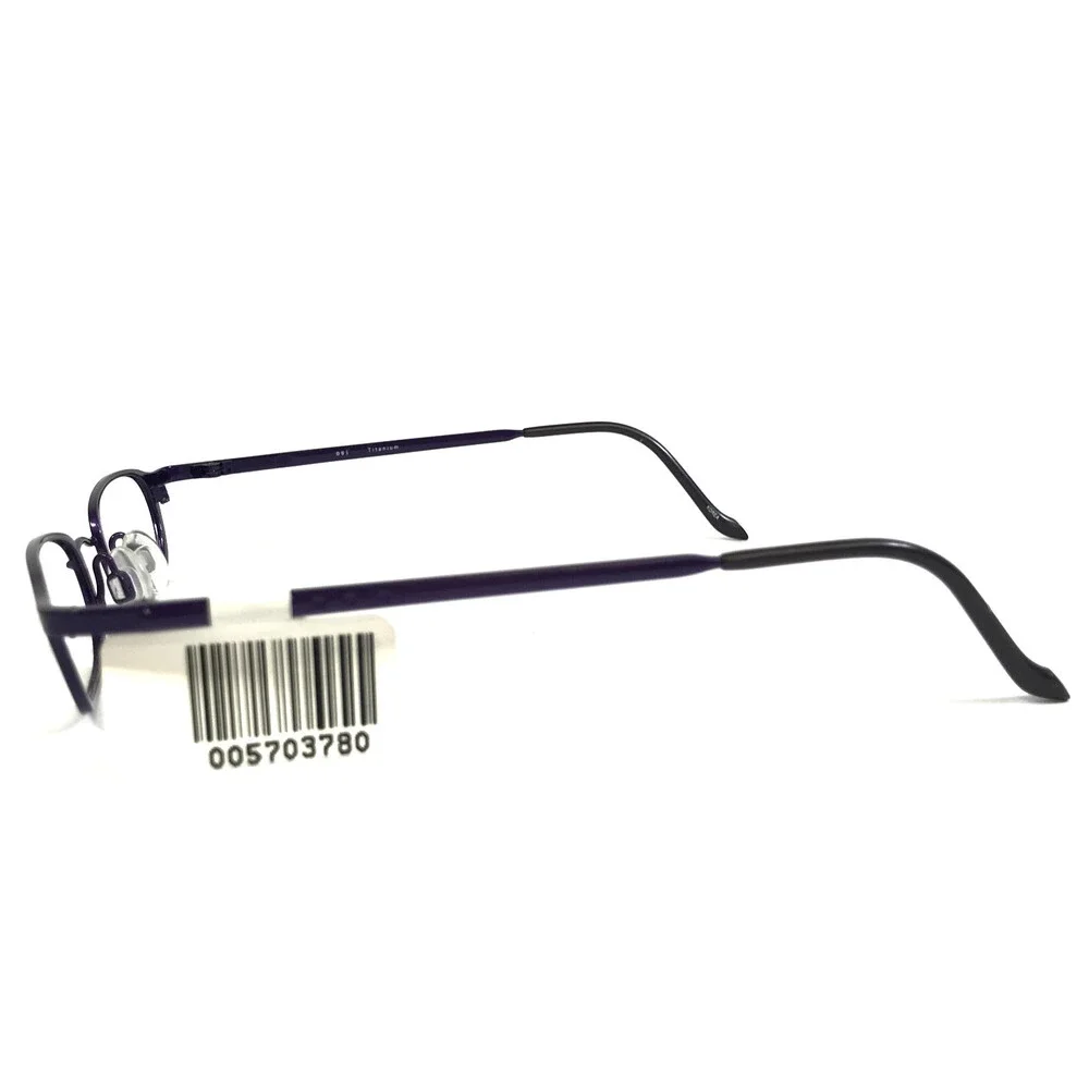 Ogi Eyeglasses Frames 5006 COL. 74 Purple Rectangle Full Rim Titanium 42-19-140